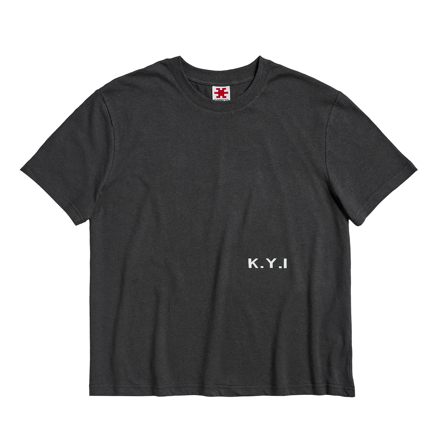K.Y.I Tee Washed Black