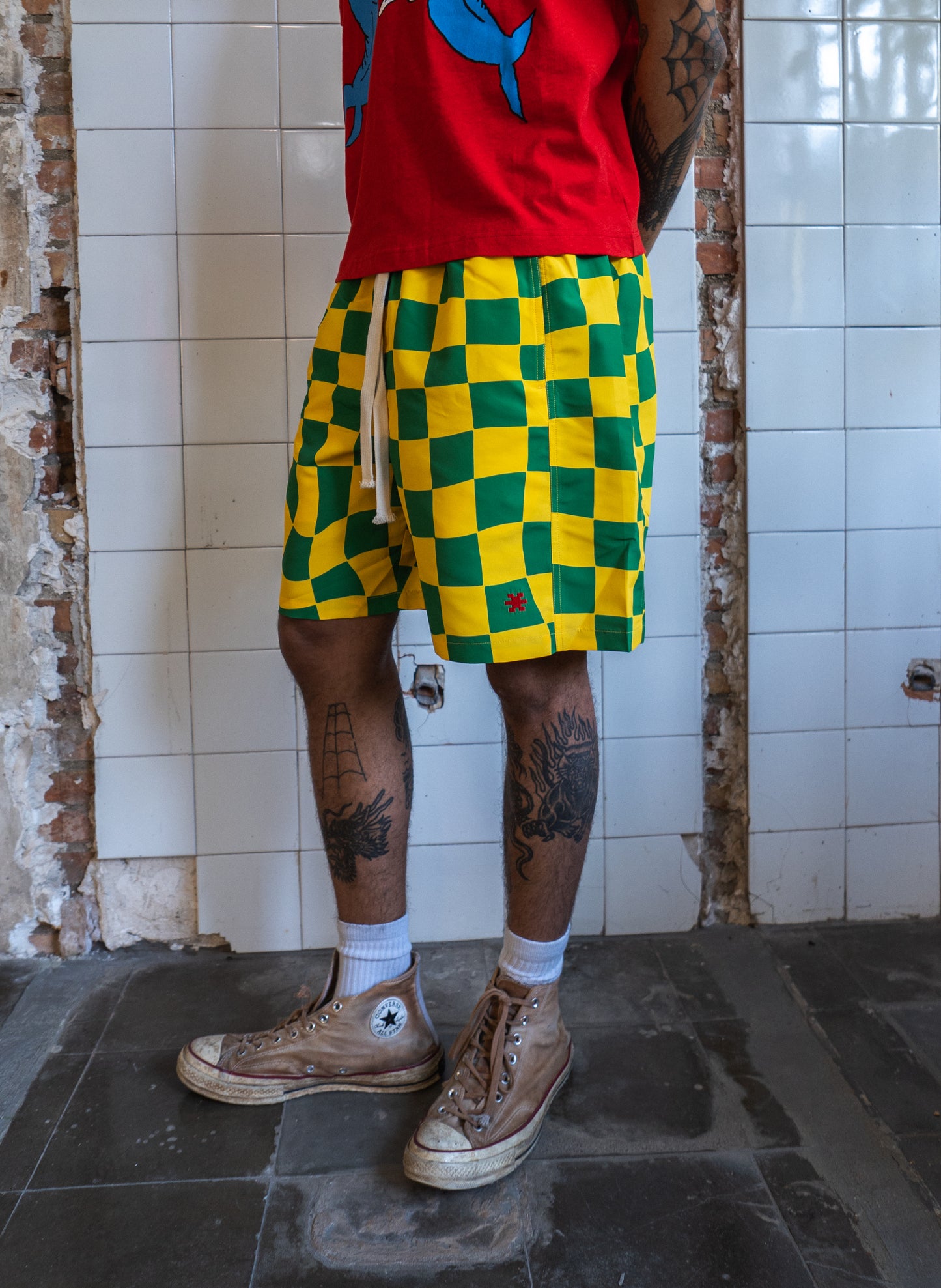 Checks Yellow/Green