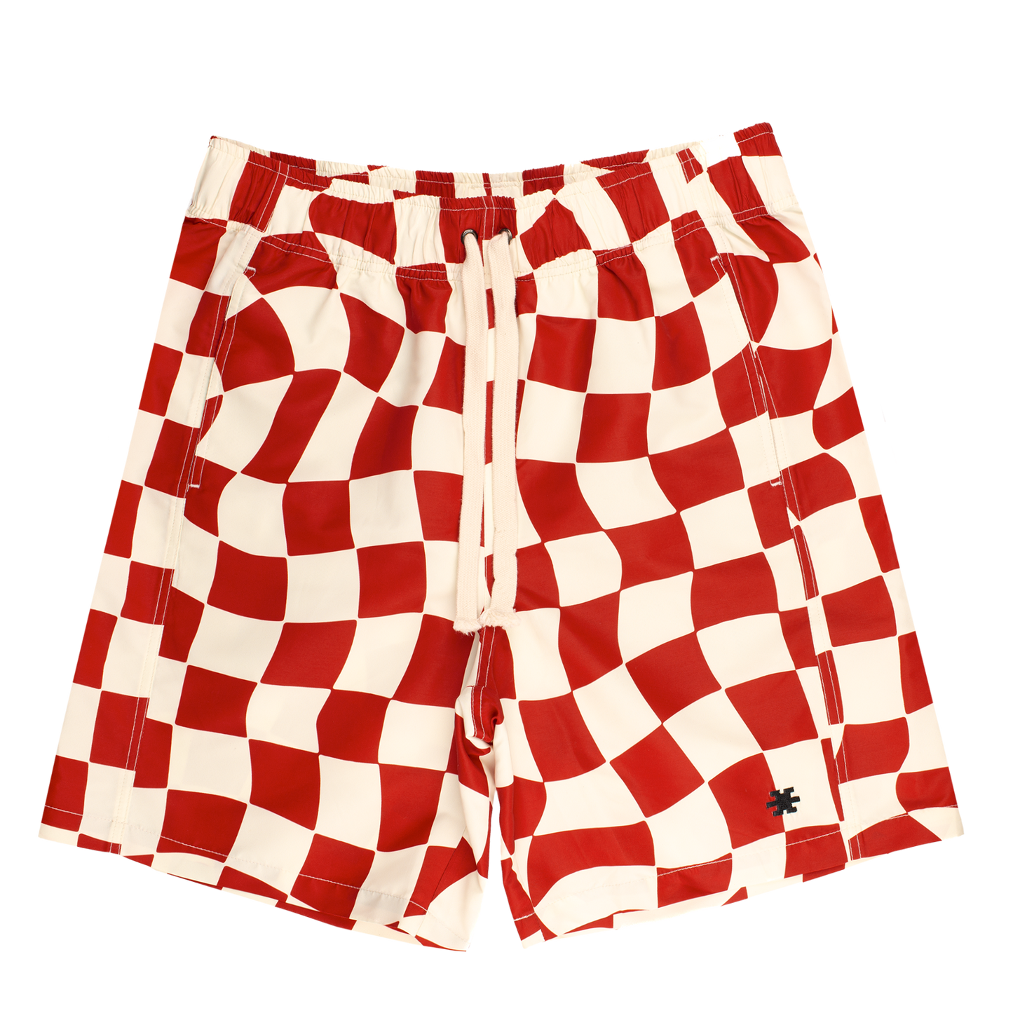 Checks White/Red