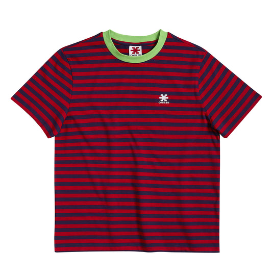 Stripe T-Shirt Red/Navy