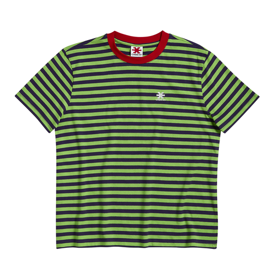 Stripe T-Shirt Green/Navy