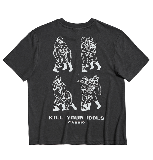 K.Y.I Tee Washed Black