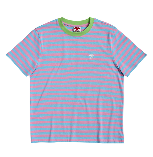 Stripe T-Shirt Blue/Pink