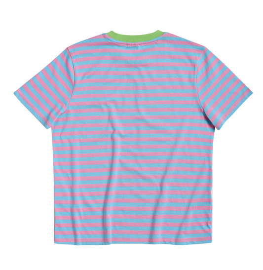 Stripe T-Shirt Blue/Pink