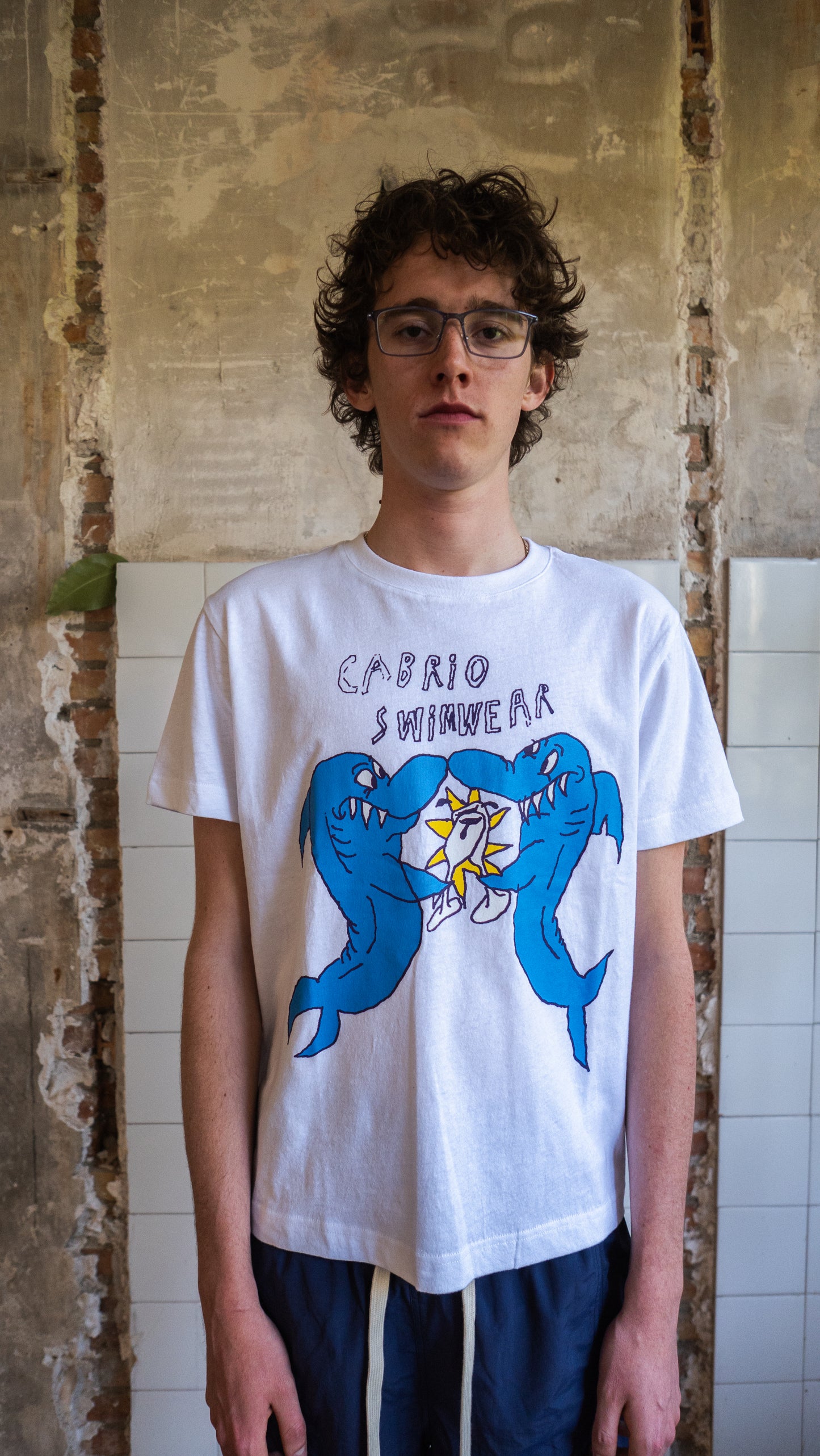 Sharks Tee White