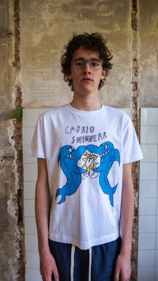 Sharks Tee White