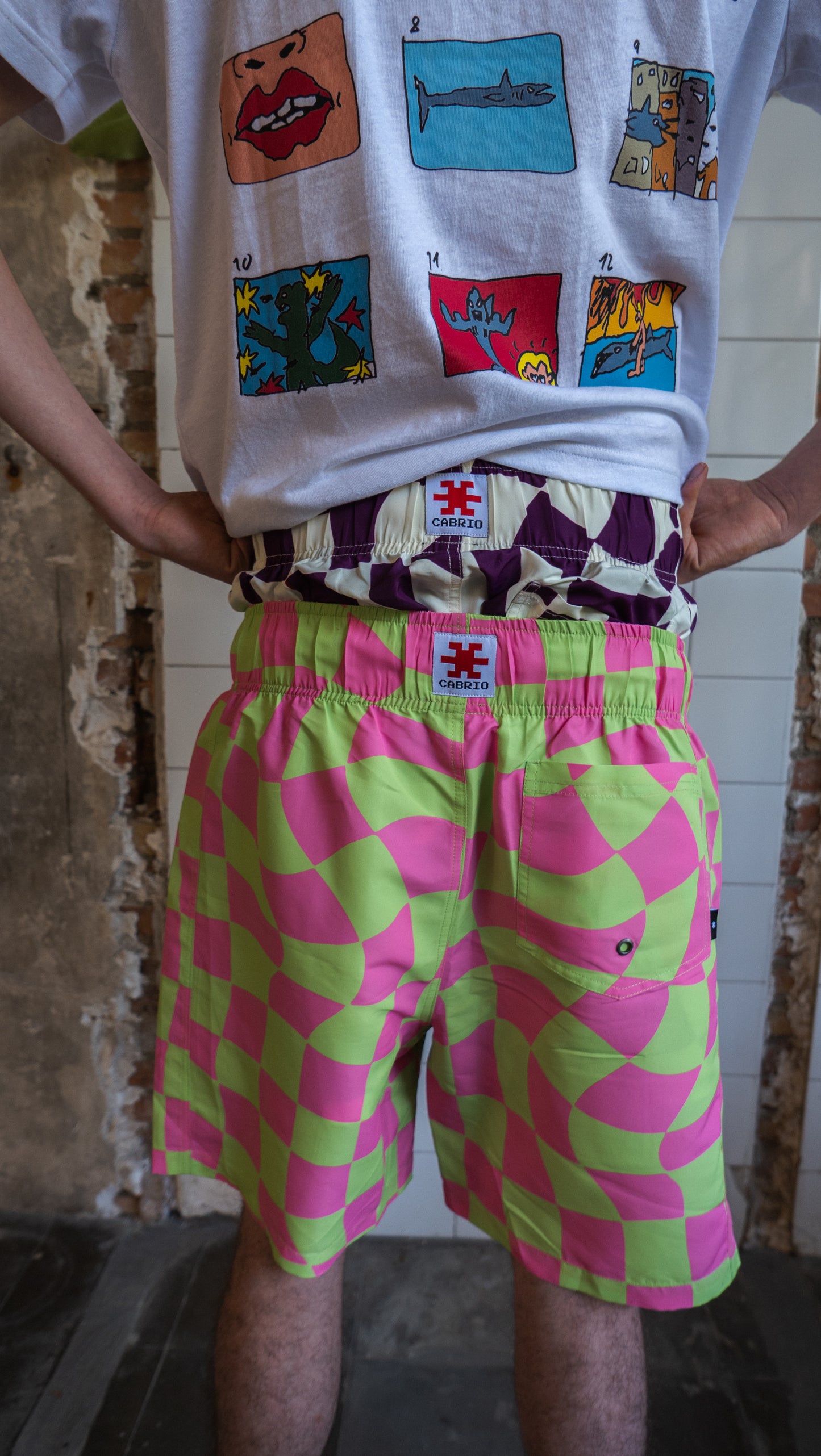 Checks Pink/Green