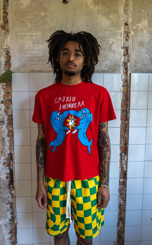 Sharks Tee Red