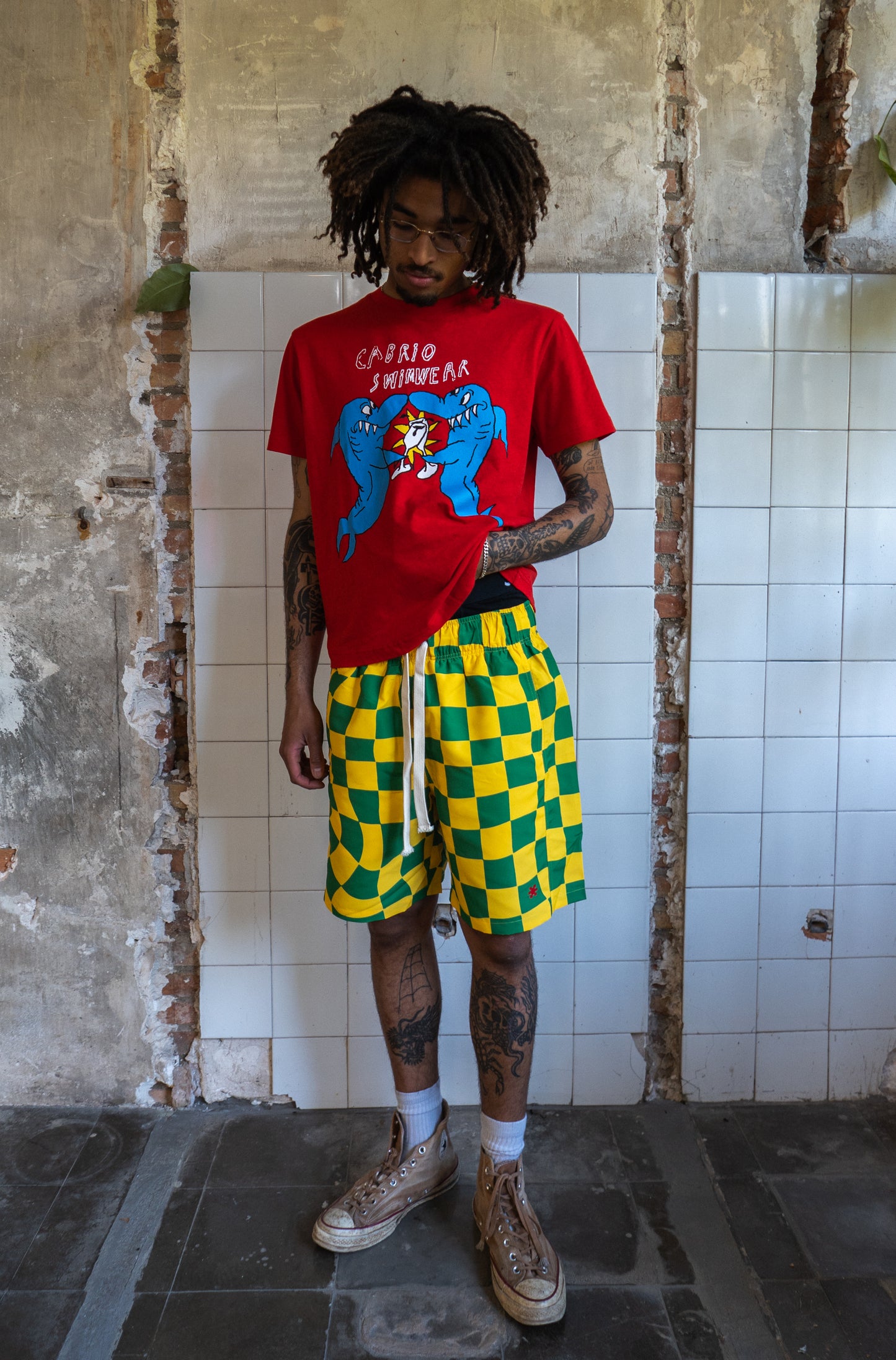 Checks Yellow/Green