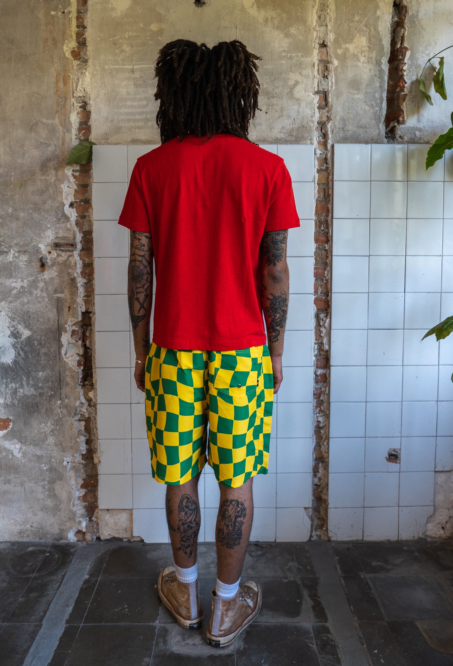 Checks Yellow/Green
