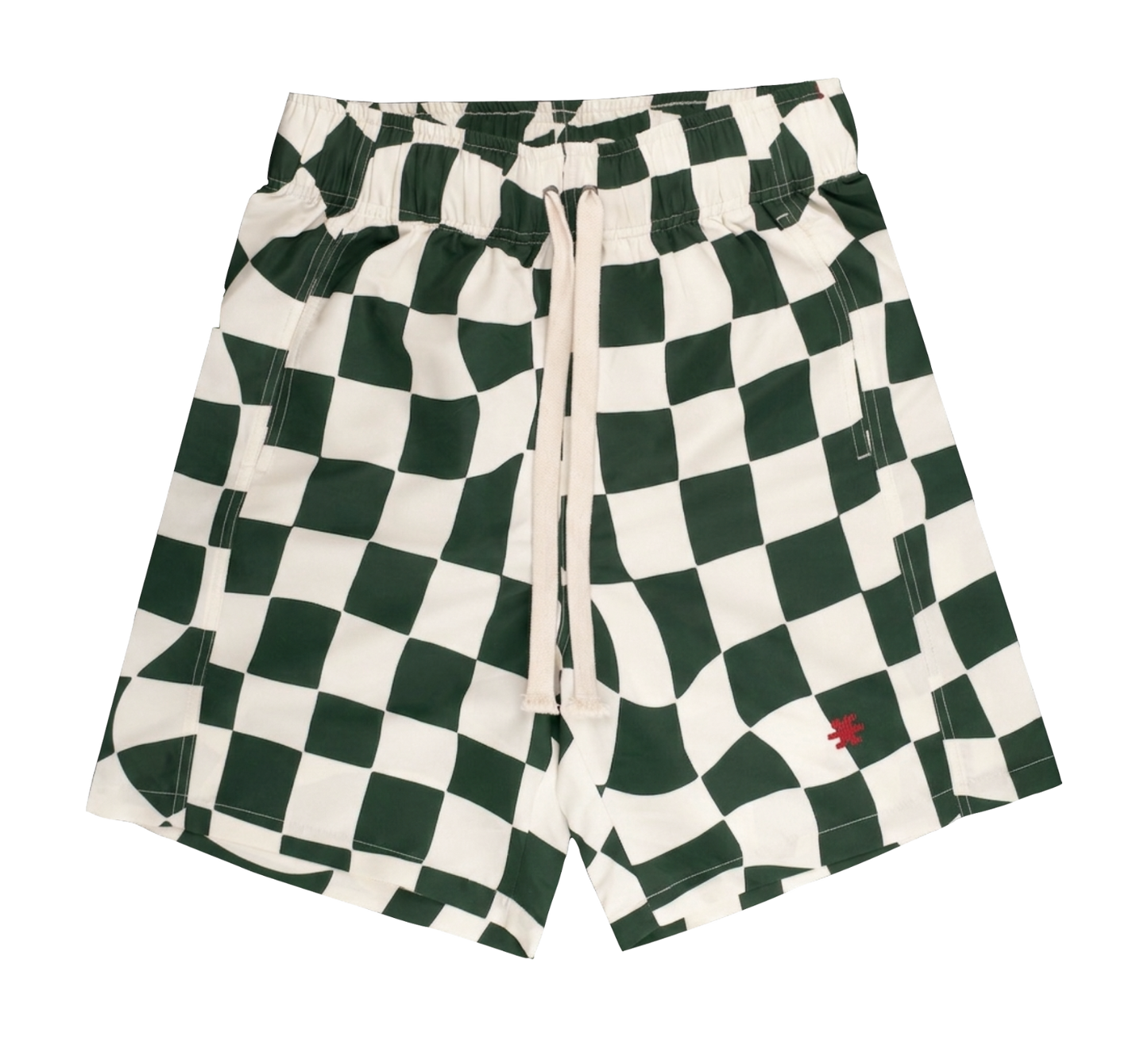 Checks Green / White