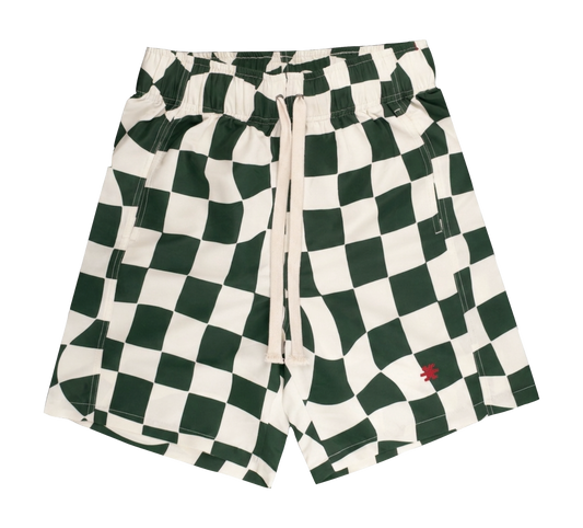 Checks Green / White