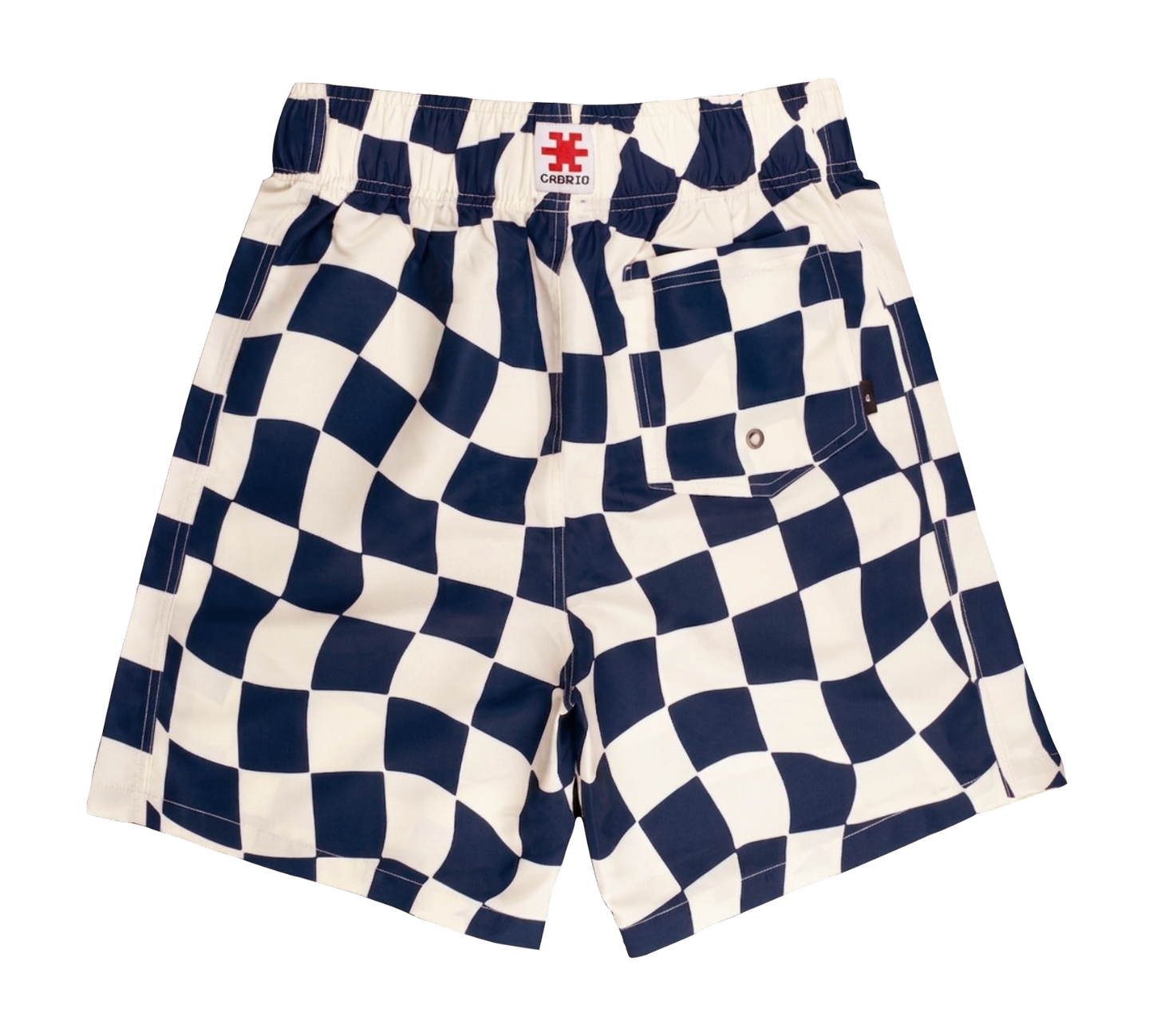 Checks Navy / White