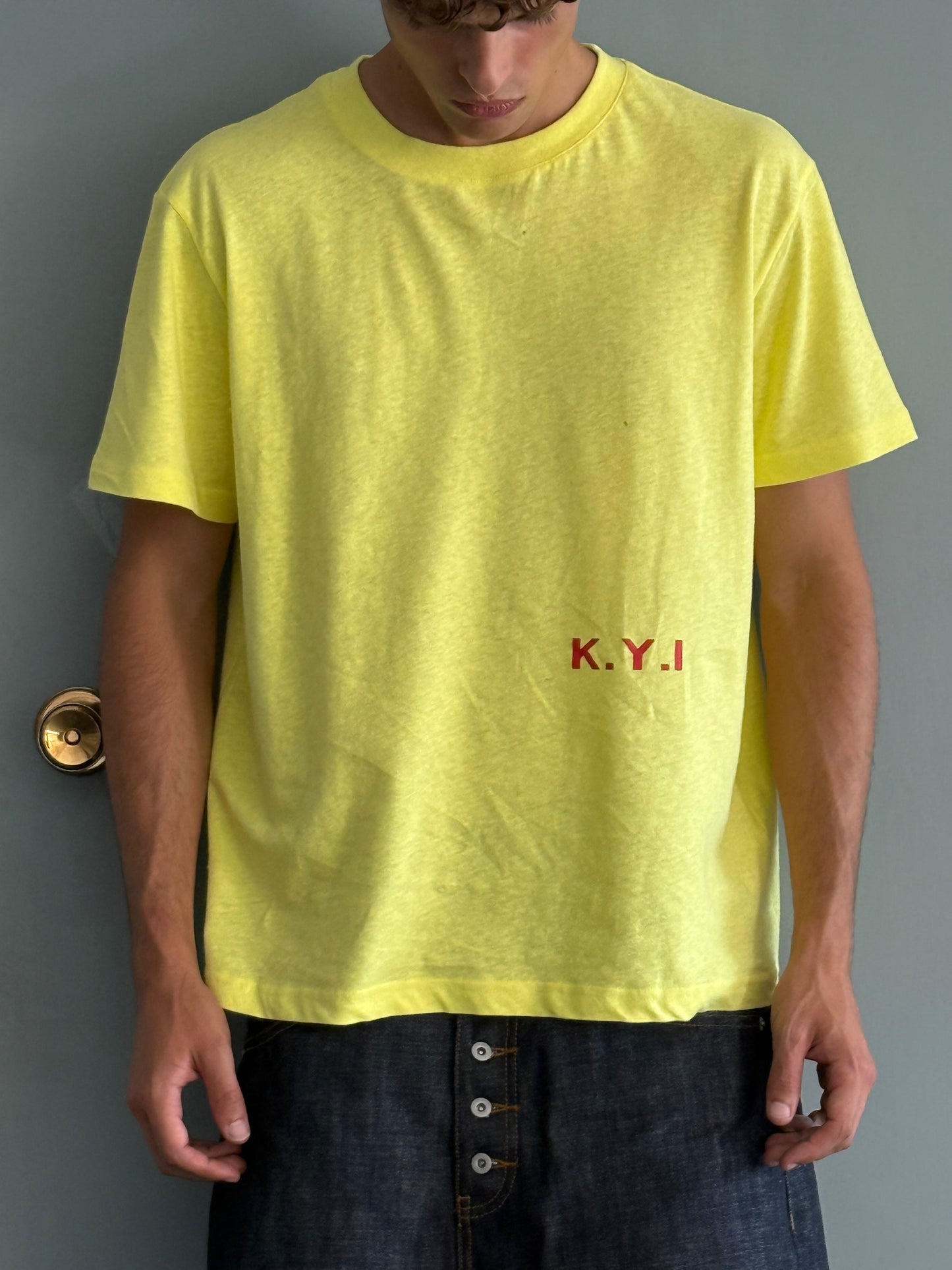 K.Y.I Tee Yellow