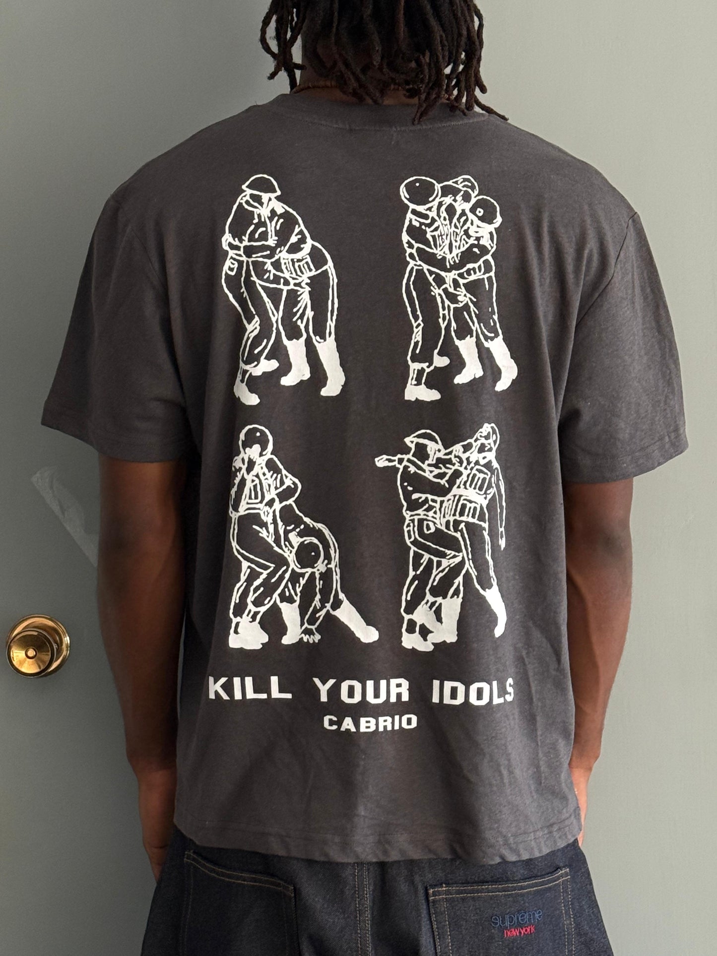 K.Y.I Tee Washed Black